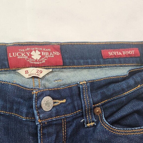 Lucky Brand | Sofia Bootcut Denim Sz 8/     Lot B - Picture 2 of 5